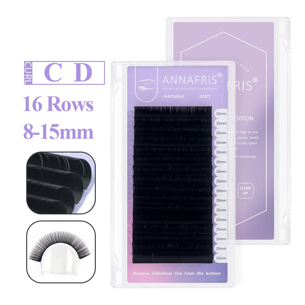 ANNAFRIS 50Pcs  Disposable Eyelash  Brush Soft Head Crystal Eyebrow Brush Lash Extension Brush  Mascara Wand Makeup Tool