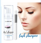 50ml Lanthome Eyelash Extension Shampoo Foam Eyelid Deep Clean Cleanser For Makeup Tools Mascara Remover Glue Salon Home Use