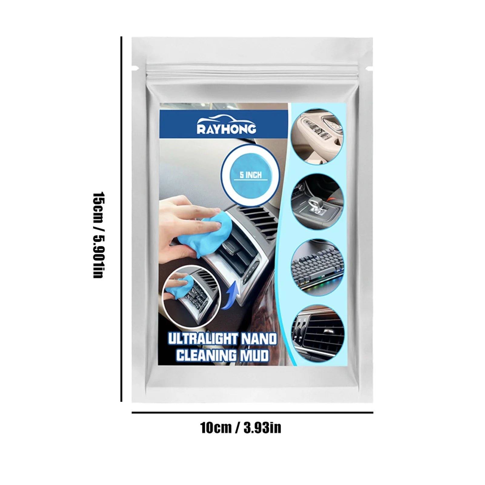 Car Dust Cleaning Mud Glue Car Interior Air Vent Dashboard Cleaning