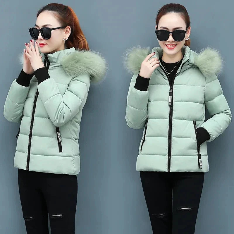 Women's Winter Padded Temperament Casual Down Cotton Jacket