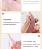 Foldable Ultra-fine Stainless Steel Eyelash Brush Lash Separator Eyebrow Eyelashes Extension Comb Eyelash Curler Makeup Tools