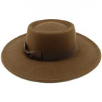 Sombrero Raised Top Fedora Hat 2023 New European and American Fedora Hat Jazz
