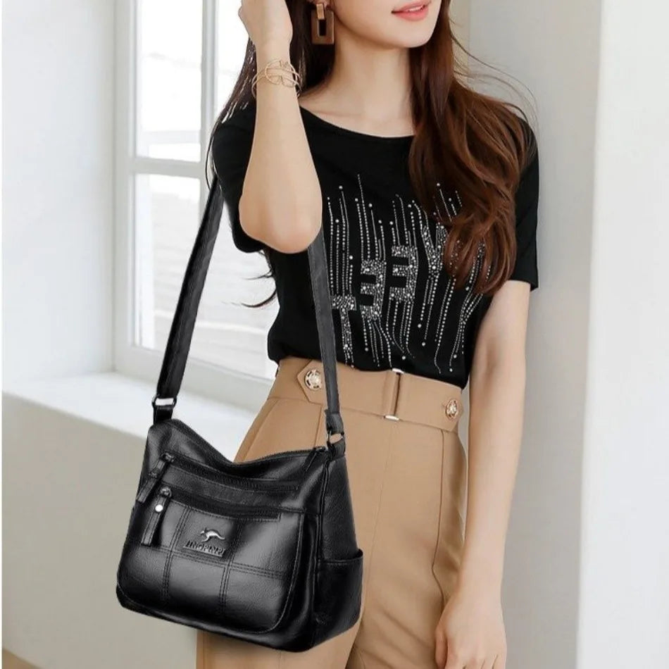 Genuine Brand PU Leather Sac Luxury Handbags Women Bags Designer Shoulder Crossbody Hand Bags for Women 2022 Purses and Handbags