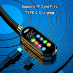 Neckband Headphones with Noise Reduction and Color Screen
