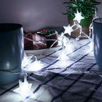 KIKIELF LED Star Fairy Lights Outdoor Garden Warm White