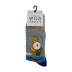 3 Pack Mens Novelty Jacquard Animal Patterned Cotton Socks