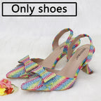 Women's Italian Shoes and Bag Set