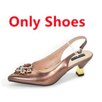 New Fashion Women Shoes and Bags To Match Set Nigeria Party Italian Shoe and