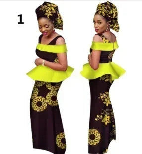 Stock Size Low Price African Dresses for Women Dashiki Ankara Women Evening