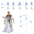African Dress For Women's Plus Size Dress Bazin Riche Embroidery Floor Long Dress With Scarf