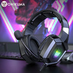 K8 Gaming Headphones with Flexible HD Mic RGB Gaming Headset