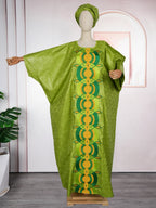 Women's Luxury Elegant Embroidery Traditional outfit with Scarf