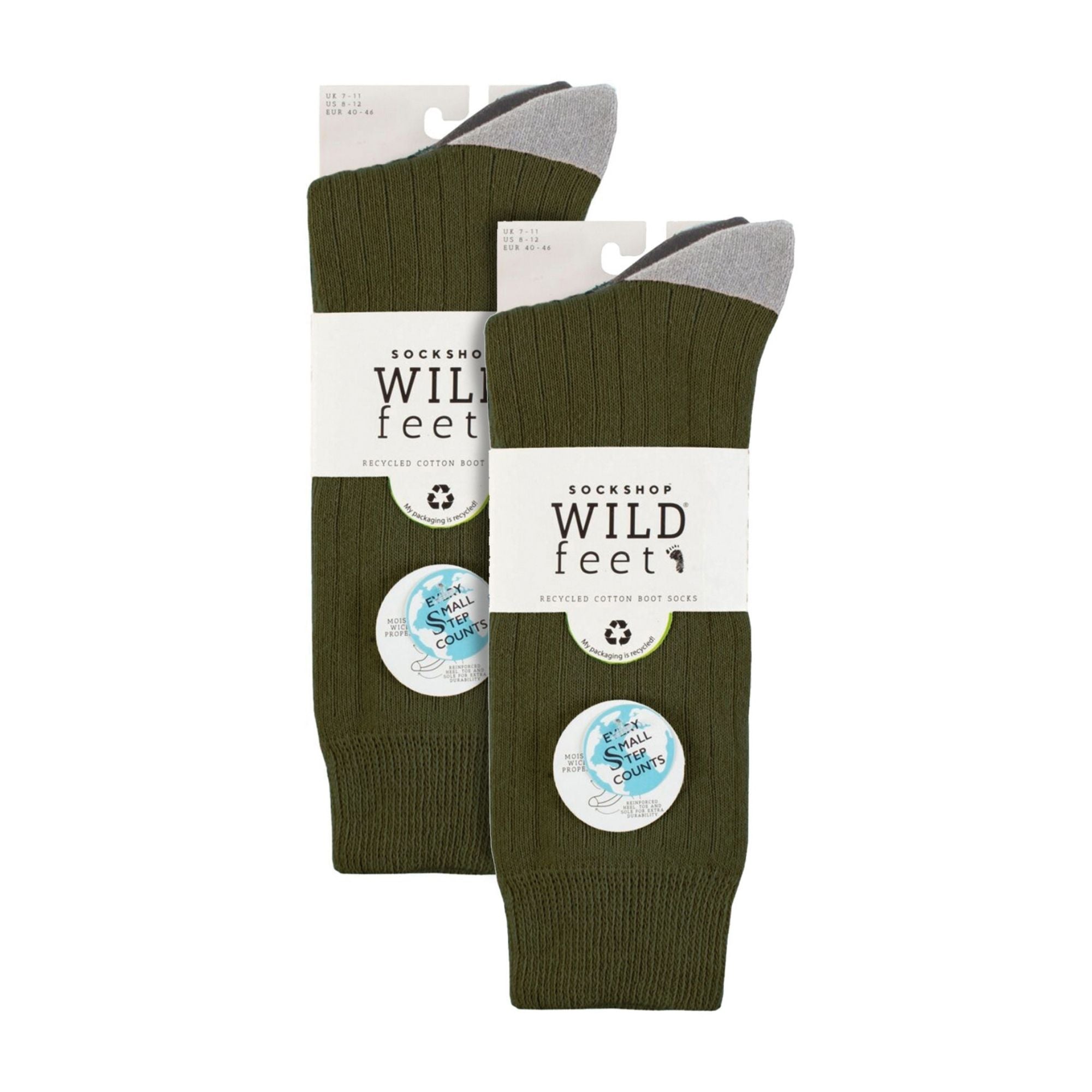 6 Pairs Mens Multipack Outdoor Cotton Boot Socks for Ultimate Hiking Comfort