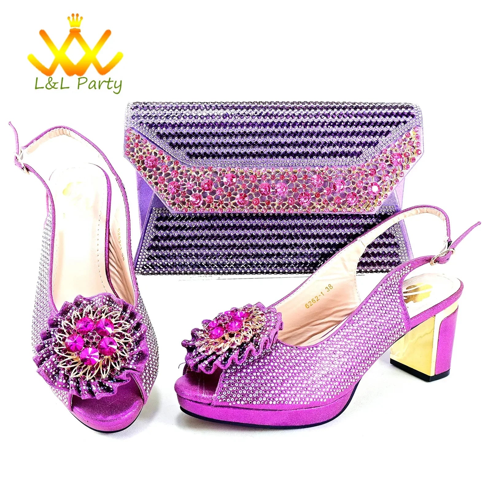 2025 Special New Arrivals Italian Women Shoes and Bag to Match in Green Color