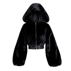 Women's Winter Fabulous Fluffy Hooded Fur Jacket
