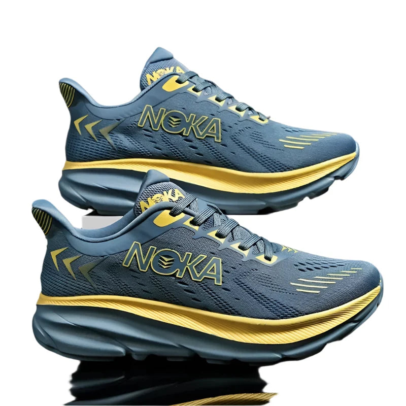 Men’s Breathable Mesh Running Shoes – Non-Slip Cushioned Trainers