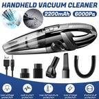 12000PA Cordless Car Vacuum Cleaner Wireless Handheld Wet & Dry Cleaner (USB Charging)