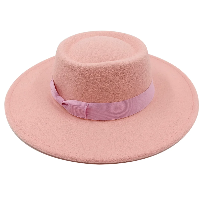 Sombrero Raised Top Fedora Hat 2023 New European and American Fedora Hat Jazz