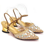 Italian Design Three-Dimensional Women's Bags And Ladies Heel Shoes