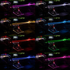 Led Car Interior Atmosphere Ambient Lights 6/8m RGB