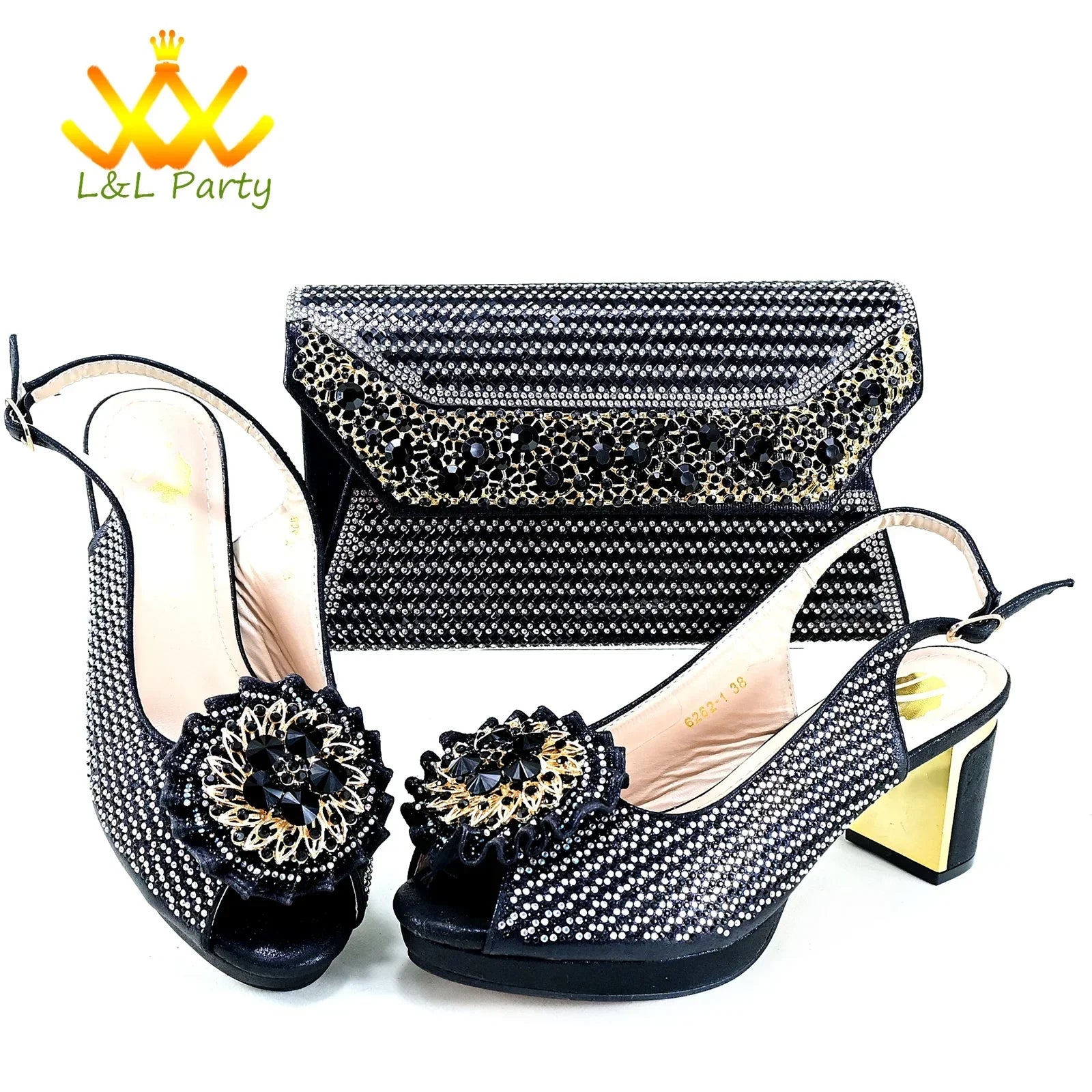 2025 Special New Arrivals Italian Women Shoes and Bag to Match in Green Color