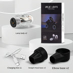 LED Tire Valve Lights Colorful Flashing Wheel Stem Cap Lights for Cars