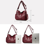 Genuine Brand PU Leather Sac Luxury Handbags Women Bags Designer Shoulder Crossbody Hand Bags for Women 2022 Purses and Handbags