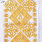 Family Matching African Wedding Outfits For Husband and Wife Bazin Riche Robes Custom Couple Dashiki Set Boy Kid white Dress