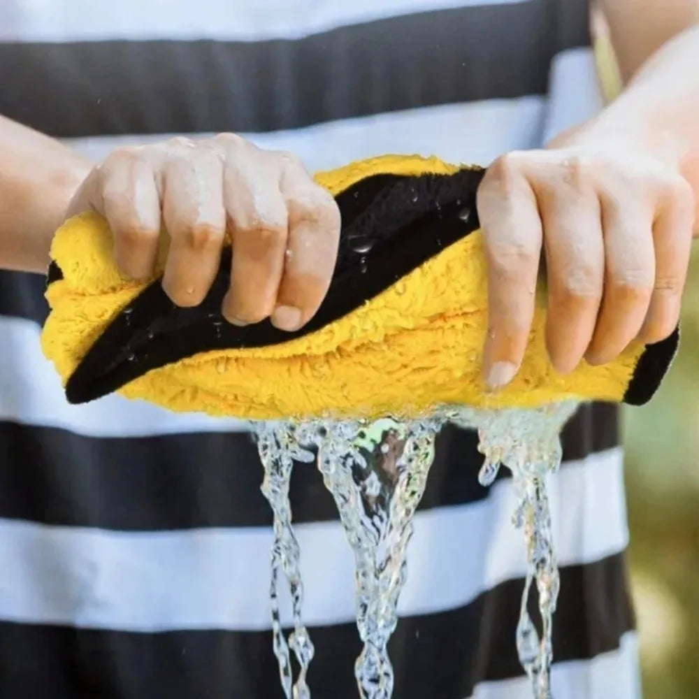 Microfiber Car Cleaning Towels (2/6PCS)  Extra Soft High Absorption Drying Cloths