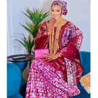 African Dresses For Women Wedding Bride Party Plus Size Traditional Print Riche