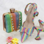 Women's Italian Shoes and Bag Set