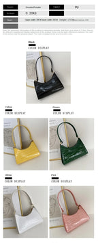 Fashion Exquisite Shopping Bag Retro Casual Women Totes Shoulder Bags Female Leather Solid Color Chain Handbag for Women 2023