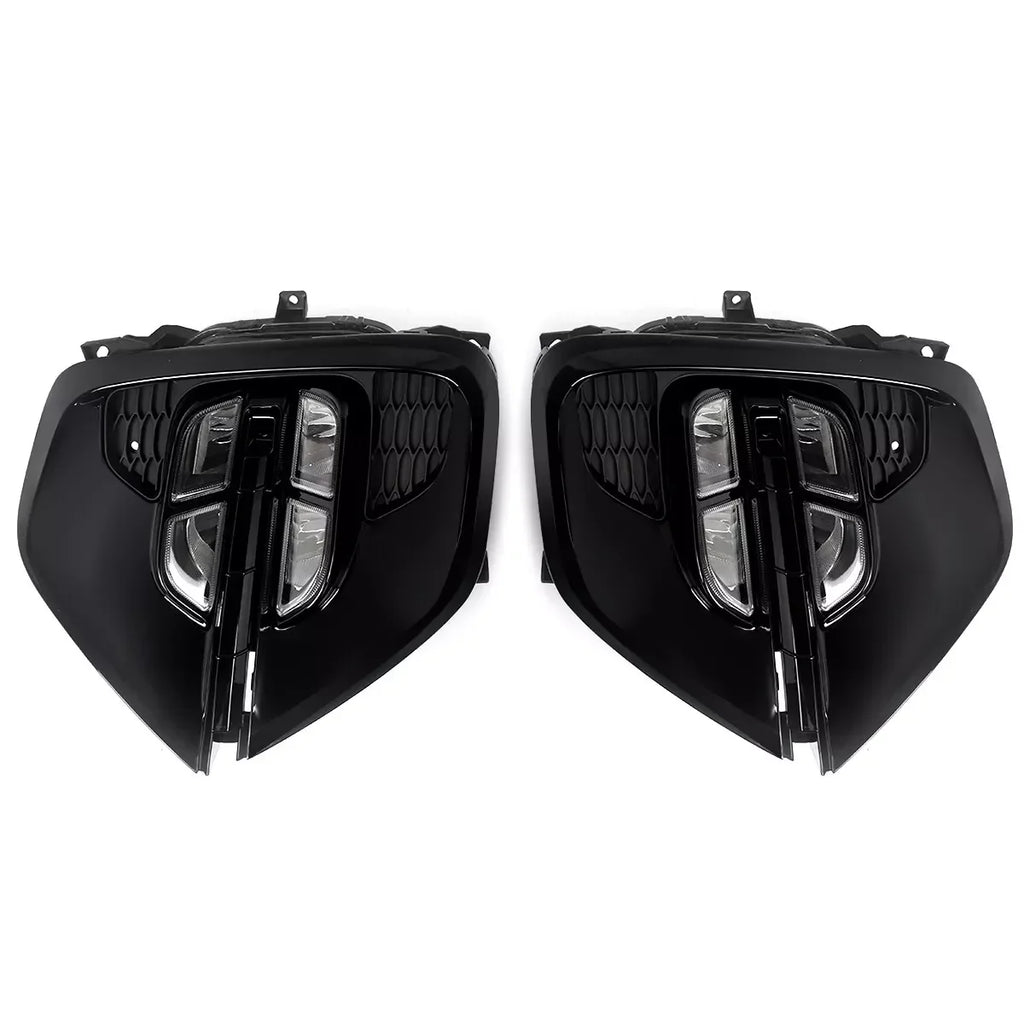 Quad LED Fog Lights Kit  Switch Wires Fog Light Assembly Car Signal Light Plug and Play