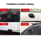 Solar Car Security Light LED Flashing Anti-Theft Warning Light (Dummy Alarm)