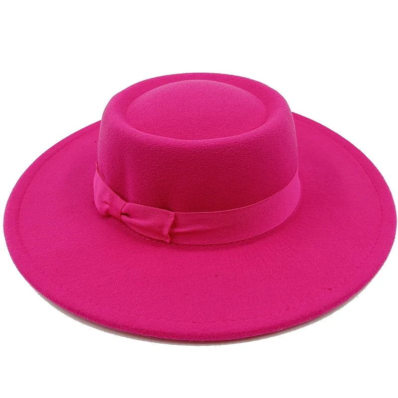 Sombrero Raised Top Fedora Hat 2023 New European and American Fedora Hat Jazz