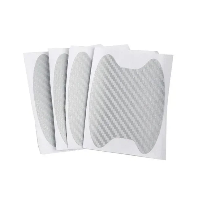 Car Door Handle Protection Film (4PCS)  Carbon Fiber Scratch Resistant Stickers