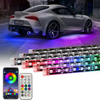 RGB Car Underglow LED Lights  Flexible 12V Underbody Ambient Light with App Control