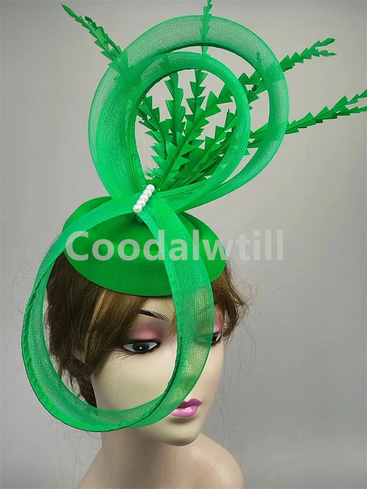 Ladies Royal Ascot Chapeau Cap Wedding Fascinator Hat Headpiece Women Church