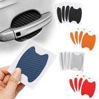 Car Door Handle Protection Film (4PCS)  Carbon Fiber Scratch Resistant Stickers