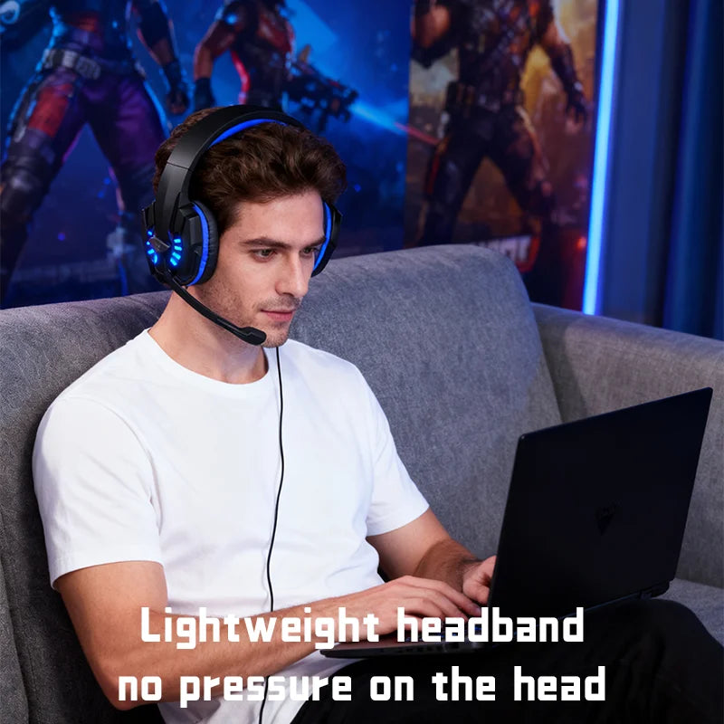 Gaming Headset with Mic Over-Ear Headphones Stereo