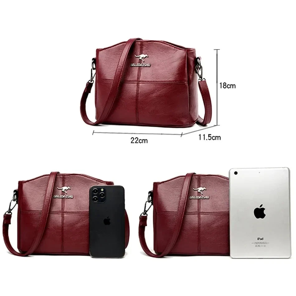 Genuine Brand PU Leather Sac Luxury Handbags Women Bags Designer Shoulder Crossbody Hand Bags for Women 2022 Purses and Handbags