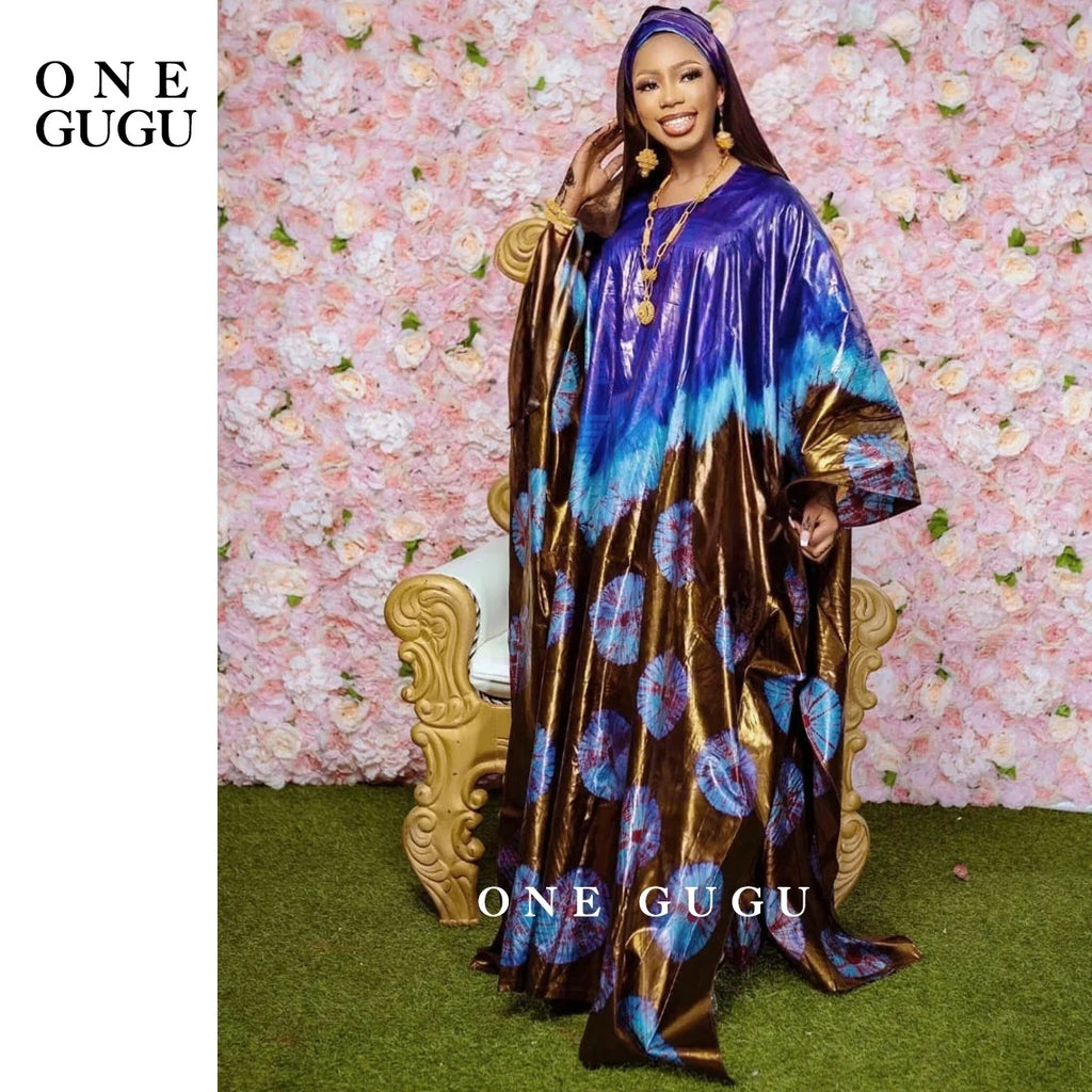 Unique Perfumed First Quality African Dashiki Basin Dress Nigerian Origianl Printing Bazin Riche Wedding Party Boubou Robe
