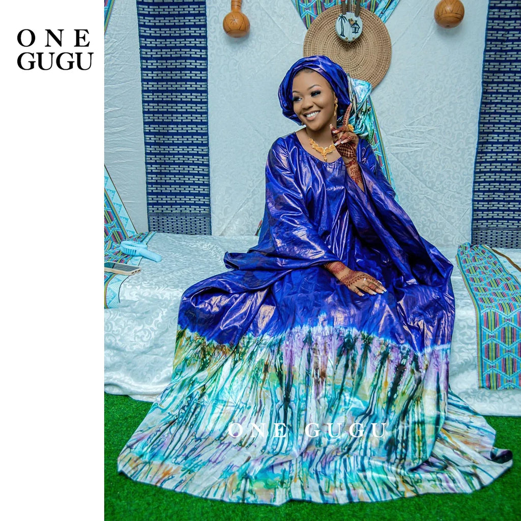 Mali Perfumed First Quality African Dashiki Basin Dress Nigerian Origianl Printing Bazin Riche Wedding Party Boubou Long Robe