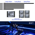 Car Ambient Lights RGB 64 Color Universal LED Interior