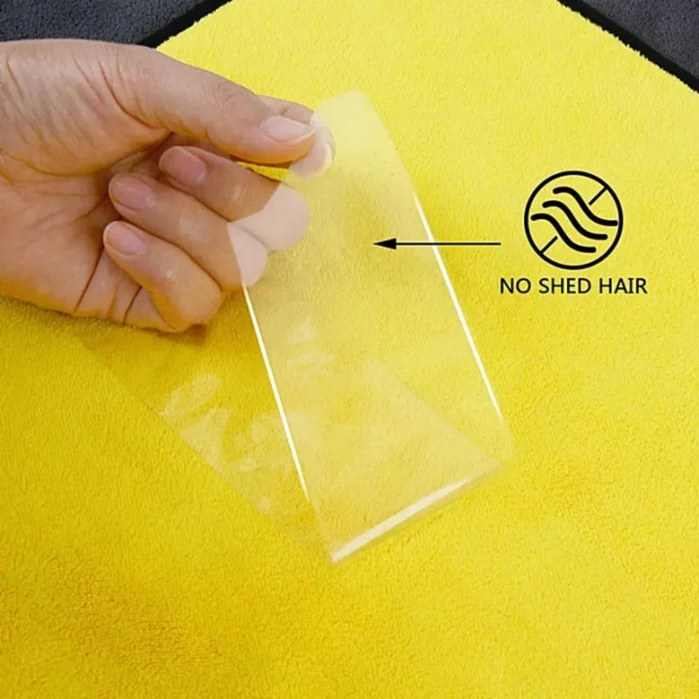 Microfiber Car Cleaning Towels (2/6PCS)  Extra Soft High Absorption Drying Cloths