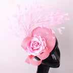 Yellow Fashion Hat Fedora Formal Dress Church Fascinators Hat Headband Party