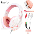 Professional Led Light Wired Gaming Headphones With Microphone For Computer PS4 PS5 Xbox Bass Stereo PC Gaming Headset Gifts