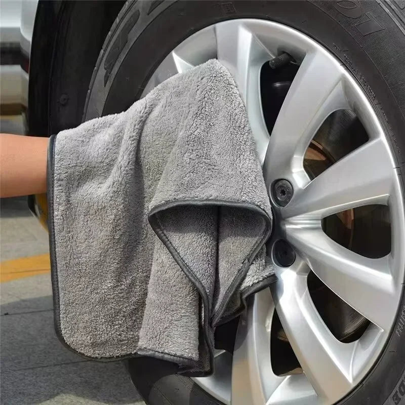 Microfiber Car Drying Towel 100×40cm Extra Soft High Absorption Cleaning Cloth