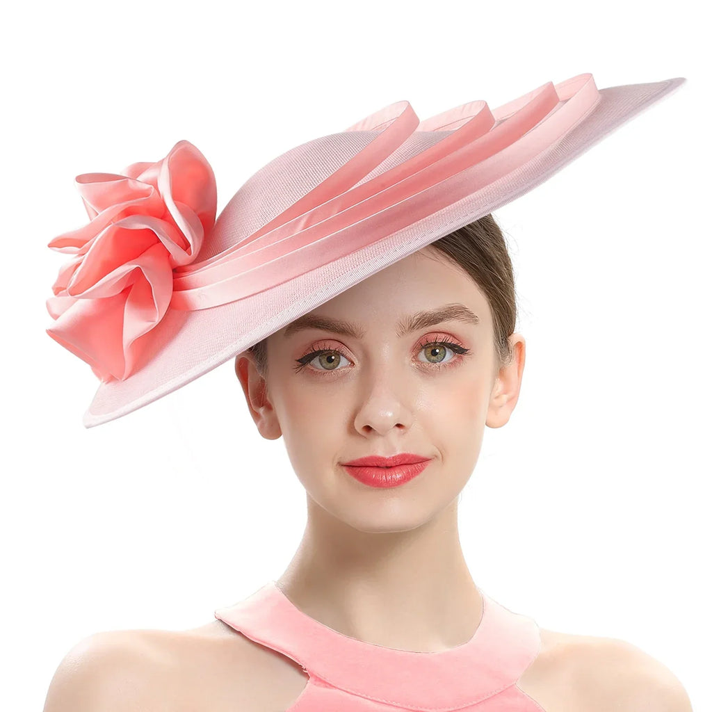 Fancy Christmas Sinamay Fascinator Perfect Wedding Hat Unique Derby Party Hat