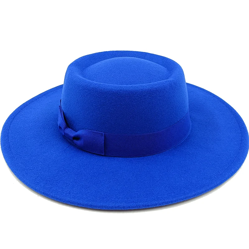 Sombrero Raised Top Fedora Hat 2023 New European and American Fedora Hat Jazz